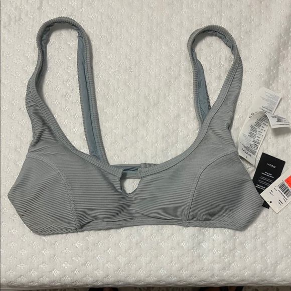 RVCA Light Gray Women's Bra - Picture 1 of 4